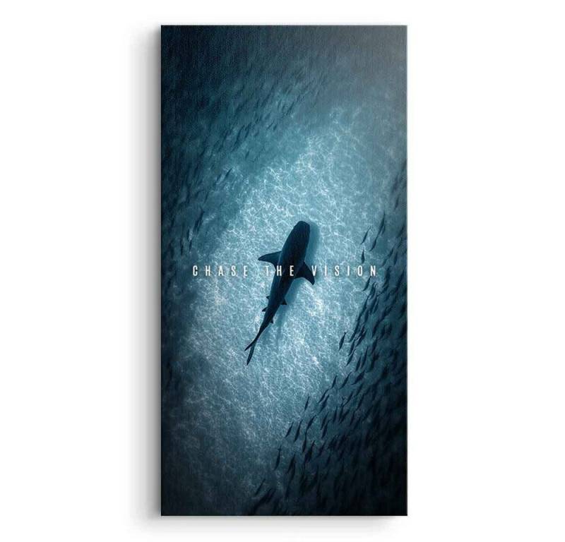DOTCOMCANVAS® Leinwandbild CHASE THE VISION, Leinwandbild CHASE THE VISION Natur und Tiere Wandbild Kunstdruck von DOTCOMCANVAS®