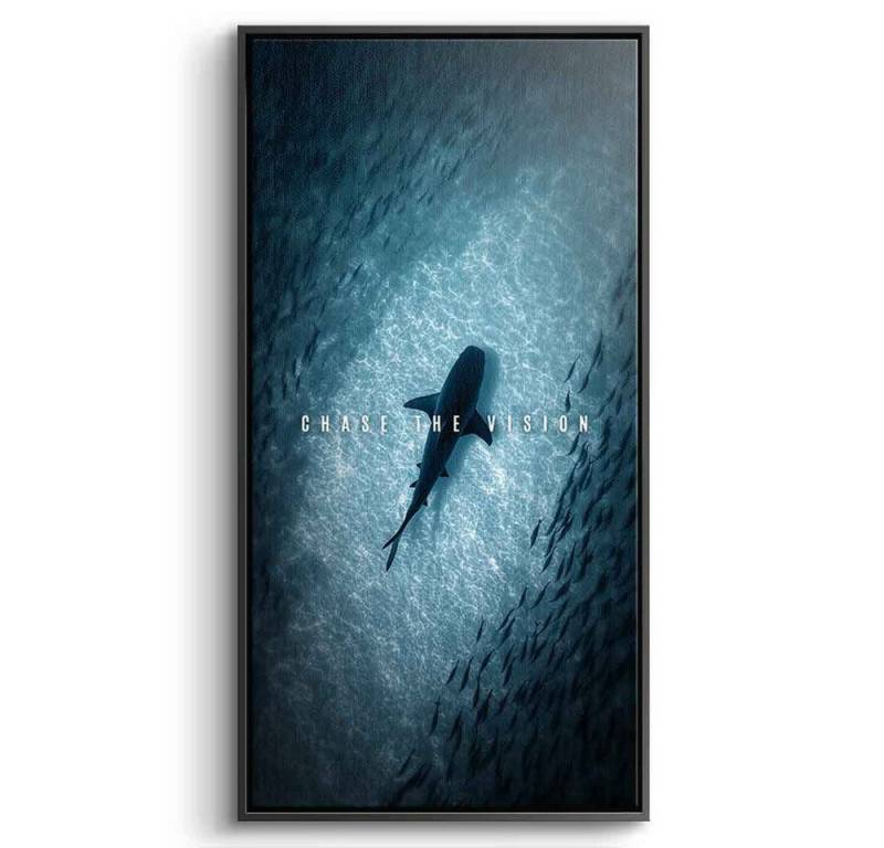 DOTCOMCANVAS® Leinwandbild CHASE THE VISION, Leinwandbild CHASE THE VISION Natur und Tiere Wandbild Kunstdruck von DOTCOMCANVAS®