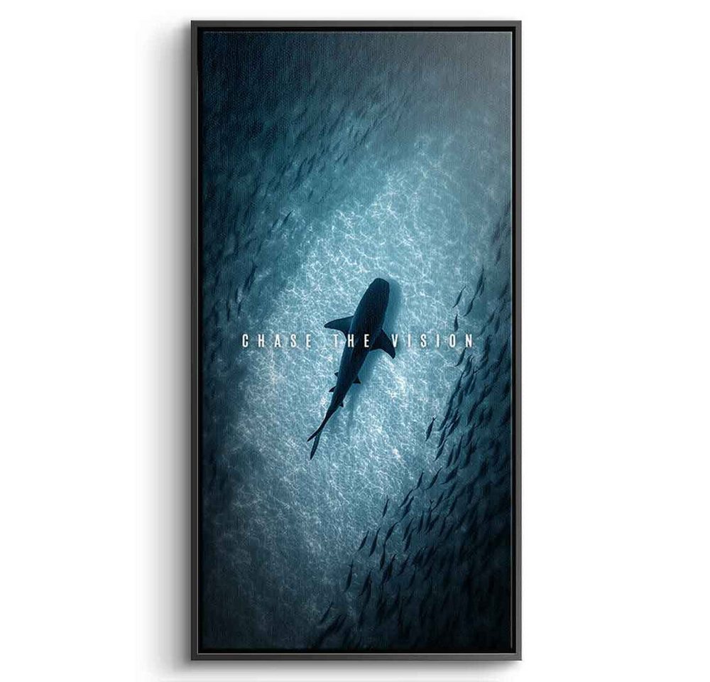 DOTCOMCANVAS® Leinwandbild CHASE THE VISION, Leinwandbild CHASE THE VISION Natur und Tiere Wandbild Kunstdruck von DOTCOMCANVAS®