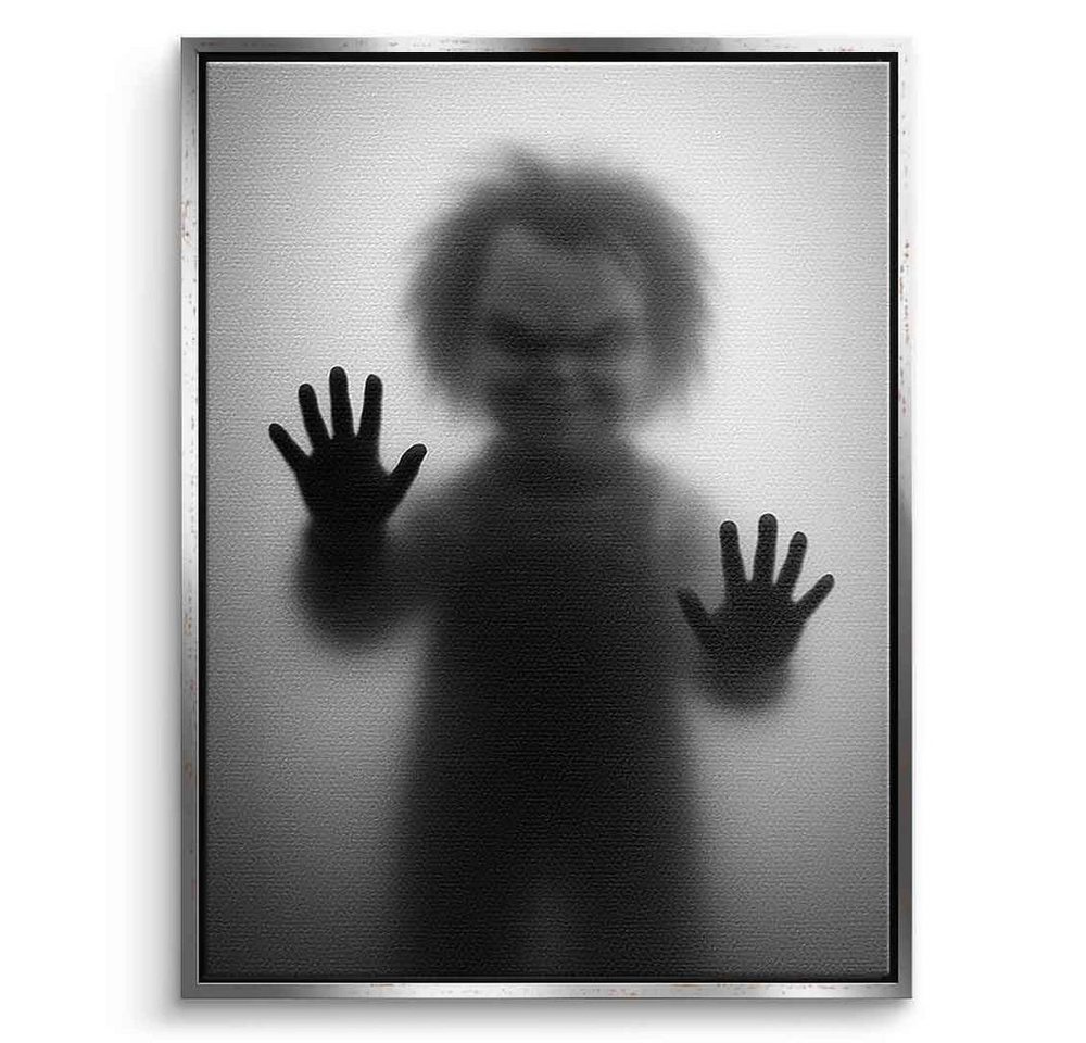 DOTCOMCANVAS® Leinwandbild Chucky's Silhouette, Leinwandbild Chucky's Silhouette Kunstdruck Wandbild von DOTCOMCANVAS®