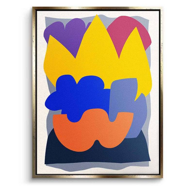 DOTCOMCANVAS® Leinwandbild Colorful Splash 2, Leinwandbild Colorful Splash 2 Kunstdruck Wandbild von DOTCOMCANVAS®