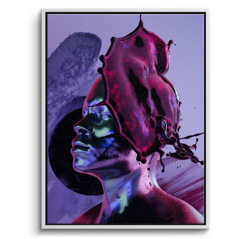 DOTCOMCANVAS® Leinwandbild Confluence of Thought, Leinwandbild Confluence of Thought Wandbild Kunstdruck von DOTCOMCANVAS®