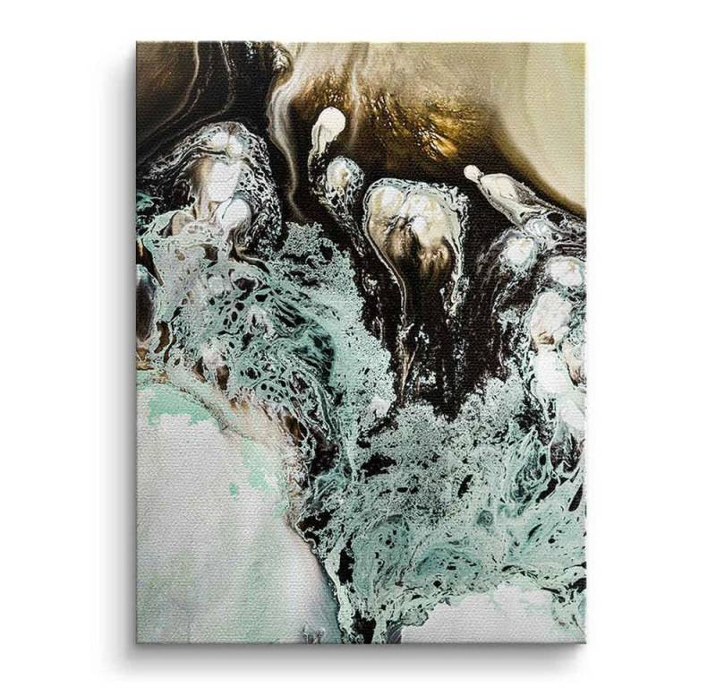 DOTCOMCANVAS® Leinwandbild Earthly Motion 2, Leinwandbild Earthly Motion 2 abstrakt Wandbild Kunstdruck von Dotcomcanvas
