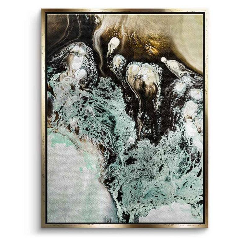 DOTCOMCANVAS® Leinwandbild Earthly Motion 2, Leinwandbild Earthly Motion 2 abstrakt Wandbild Kunstdruck von Dotcomcanvas