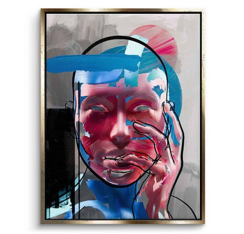 DOTCOMCANVAS® Leinwandbild Echo Of Identity, Leinwandbild Echo Of Identity Wandbild Kunstdruck von DOTCOMCANVAS®