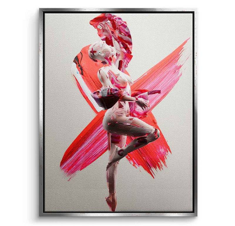 DOTCOMCANVAS® Leinwandbild Eruption of Elegance, Leinwandbild Eruption of Elegance Wandbild Kunstdruck von DOTCOMCANVAS®