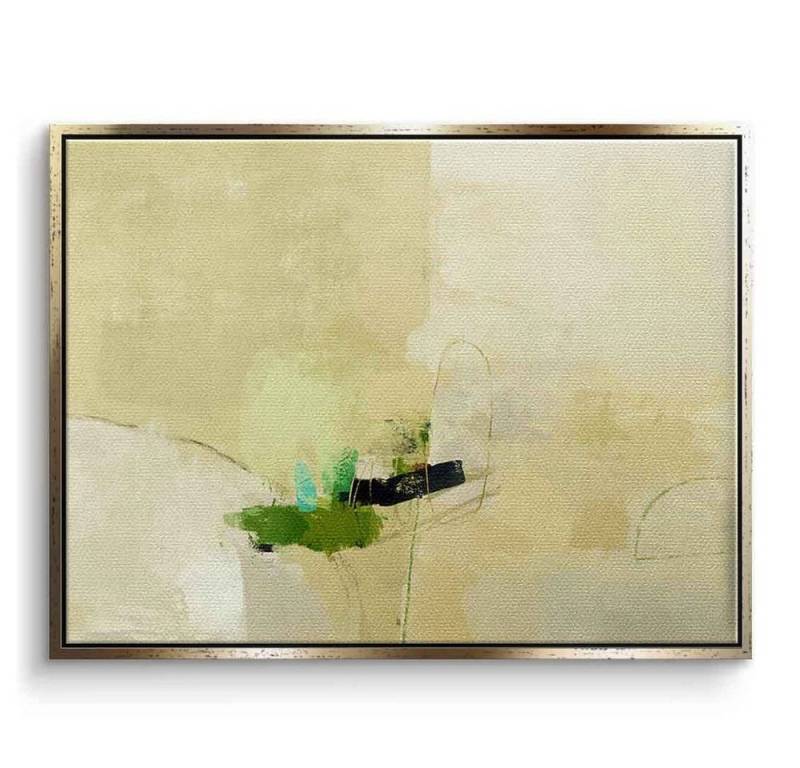 DOTCOMCANVAS® Leinwandbild From A to B, Leinwandbild From A to B beige moderne abstrakte Kunst Druck Wandbild von DOTCOMCANVAS®