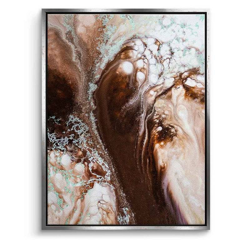 DOTCOMCANVAS® Leinwandbild Graceful Flow, Leinwandbild Graceful Flow abstrakt Wandbild Kunstdruck von DOTCOMCANVAS®