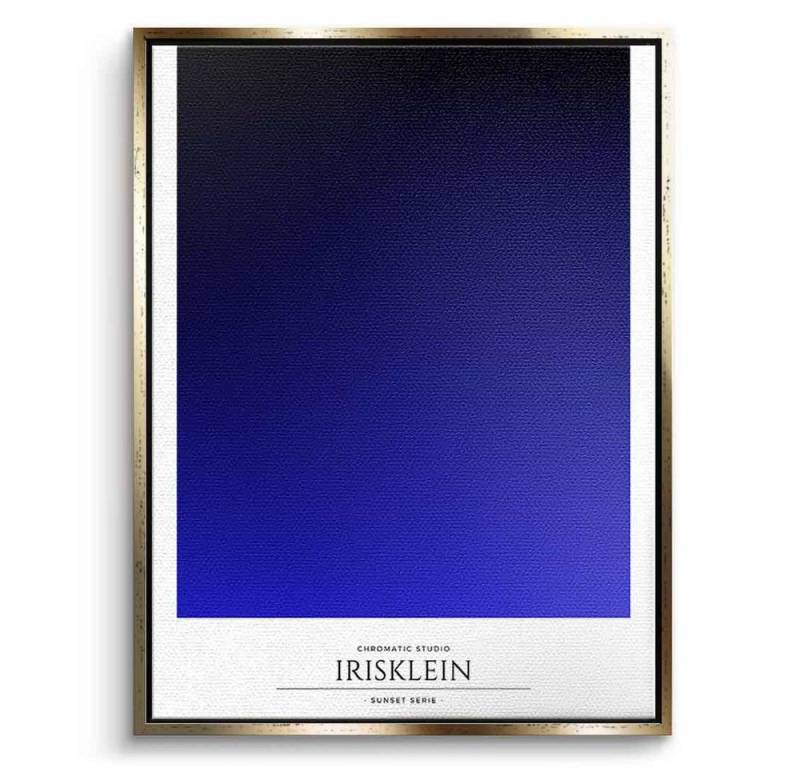 DOTCOMCANVAS® Leinwandbild Irisklein, Leinwandbild Irisklein Kunstdruck Wandbild von DOTCOMCANVAS®