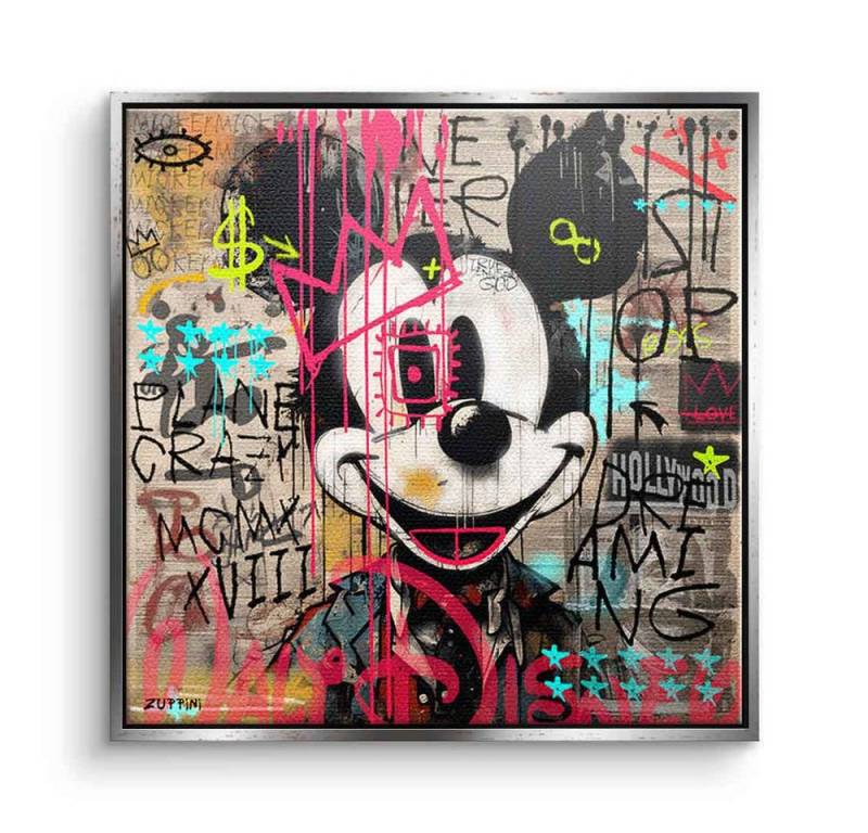 DOTCOMCANVAS® Leinwandbild MICKEY, Leinwandbild MICKEY Wandbild Kunstdruck von DOTCOMCANVAS®