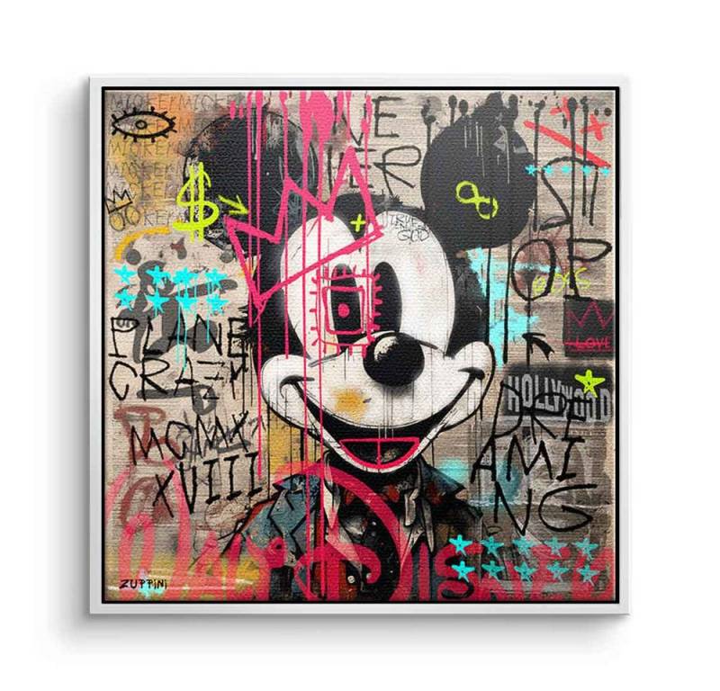 DOTCOMCANVAS® Leinwandbild MICKEY, Leinwandbild MICKEY Wandbild Kunstdruck von DOTCOMCANVAS®