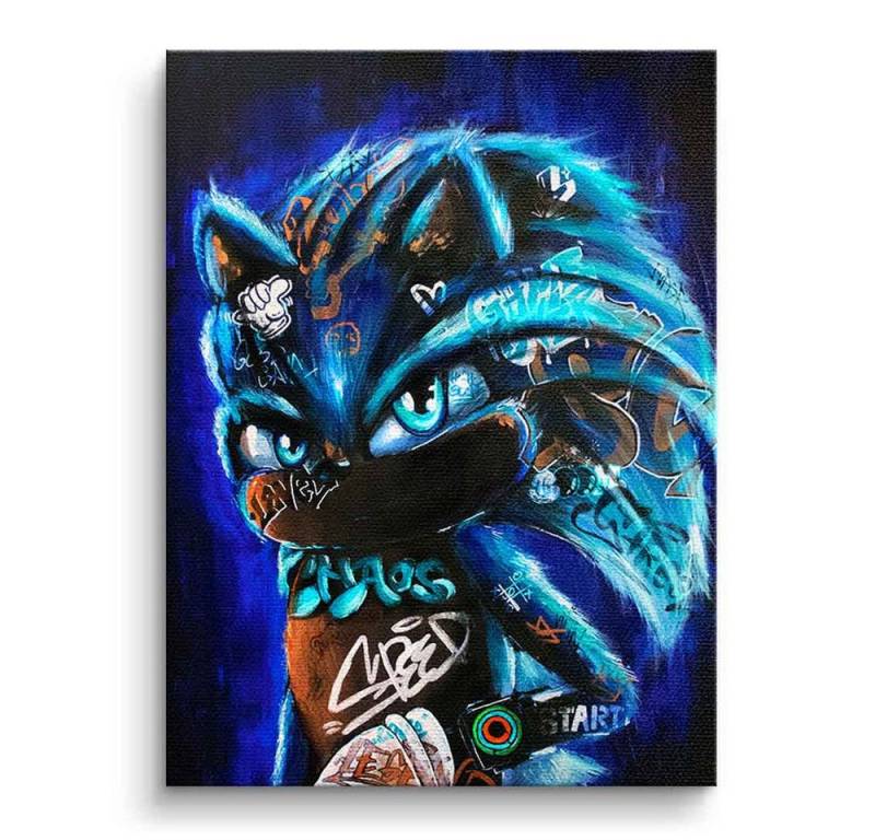 DOTCOMCANVAS® Leinwandbild Ring Runner, Leinwandbild Ring Runner Wandbild Kunstdruck von DOTCOMCANVAS®