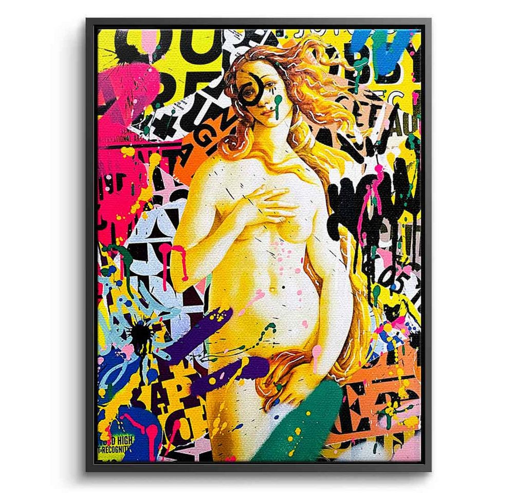 DOTCOMCANVAS® Leinwandbild STREETY VENUS XL, Leinwandbild STREETY VENUS XL Pop Art Wandbild Kunstdruck von DOTCOMCANVAS®