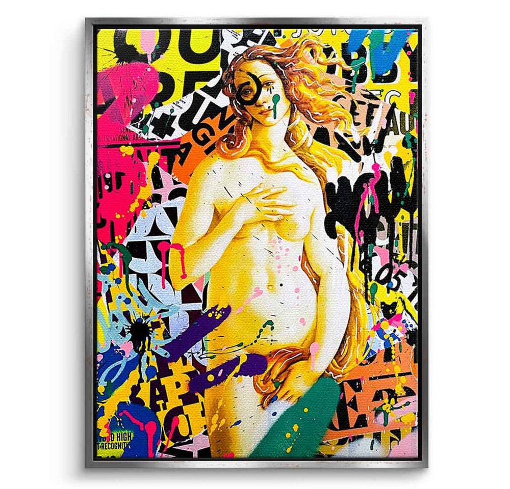 DOTCOMCANVAS® Leinwandbild STREETY VENUS XL, Leinwandbild STREETY VENUS XL Pop Art Wandbild Kunstdruck von DOTCOMCANVAS®
