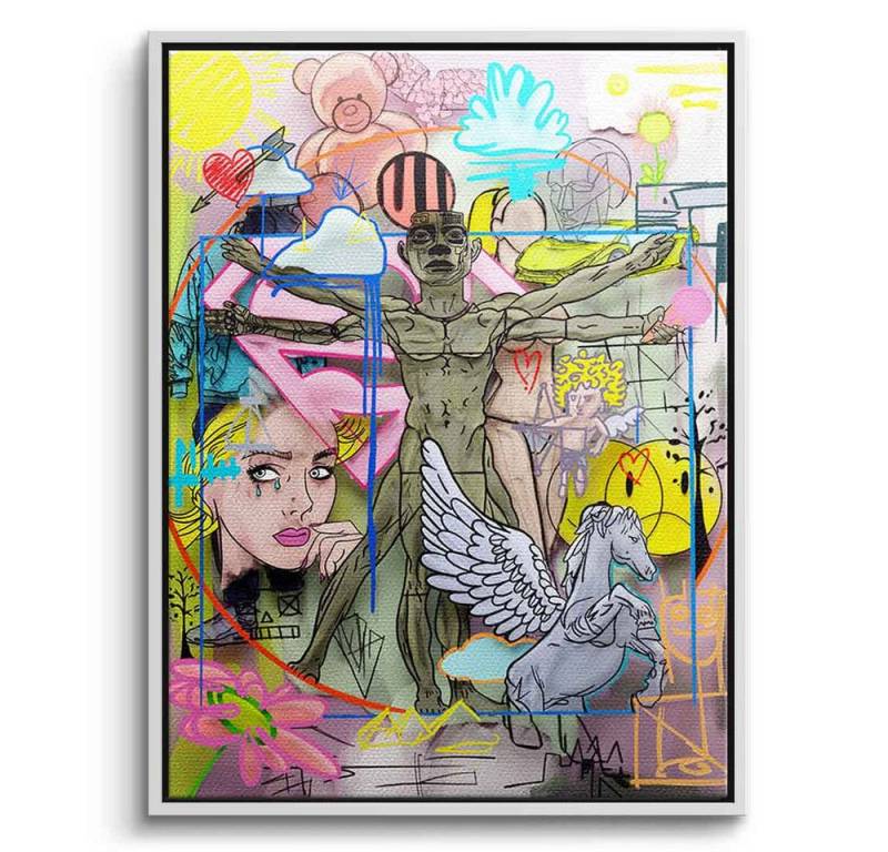 DOTCOMCANVAS® Leinwandbild Surreal Synthesis, Leinwandbild Surreal Synthesis Collage Wandbild Kunstdruck von DOTCOMCANVAS®