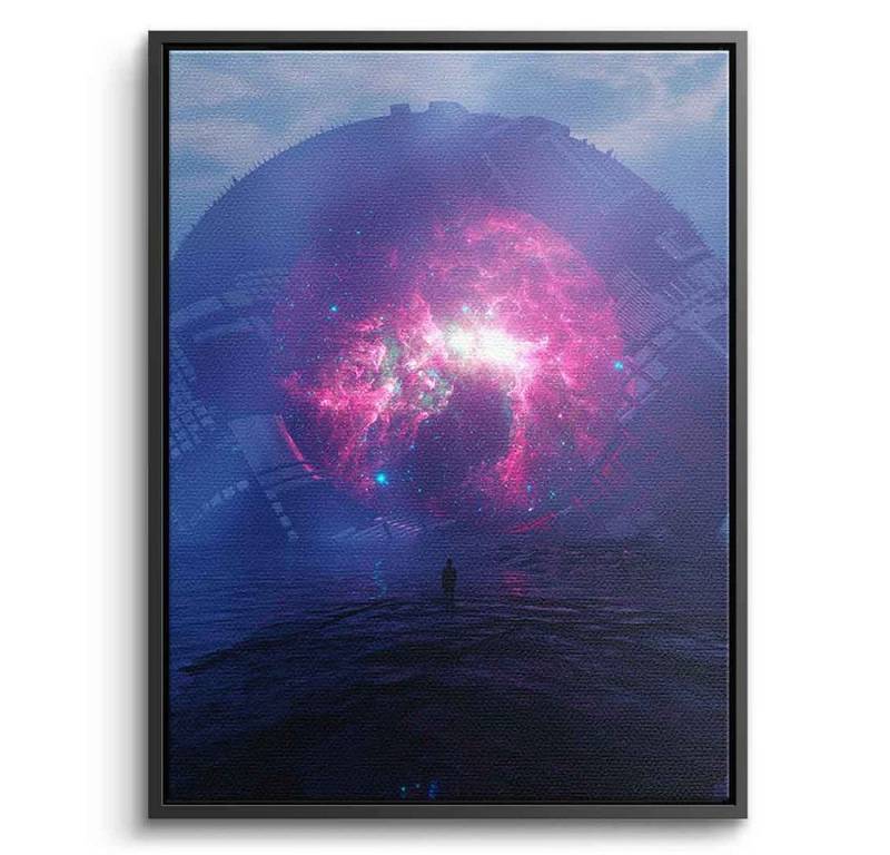 DOTCOMCANVAS® Leinwandbild The Source, Leinwandbild The Source KI AI generiert digitale Kunst Wandbild von Dotcomcanvas