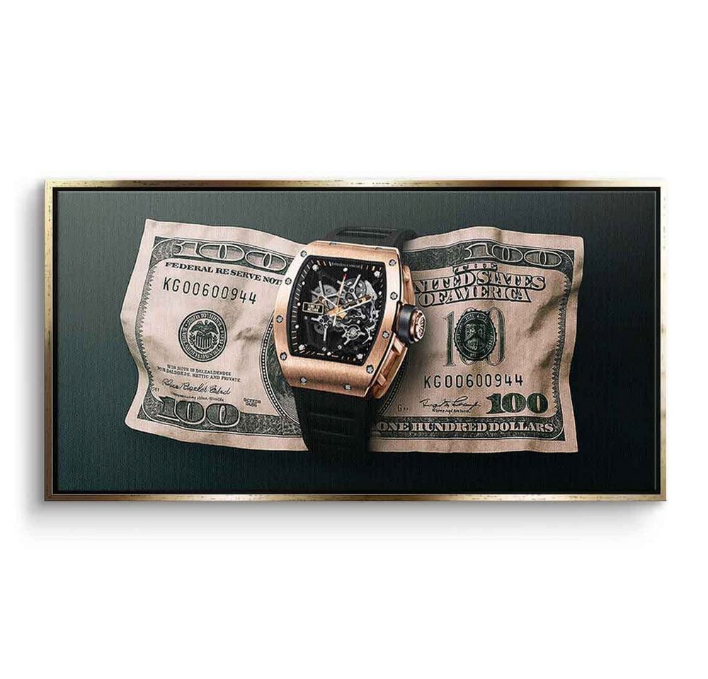 DOTCOMCANVAS® Leinwandbild Time to Action, Leinwandbild Time to Action Wandbild Kunstdruck von DOTCOMCANVAS®