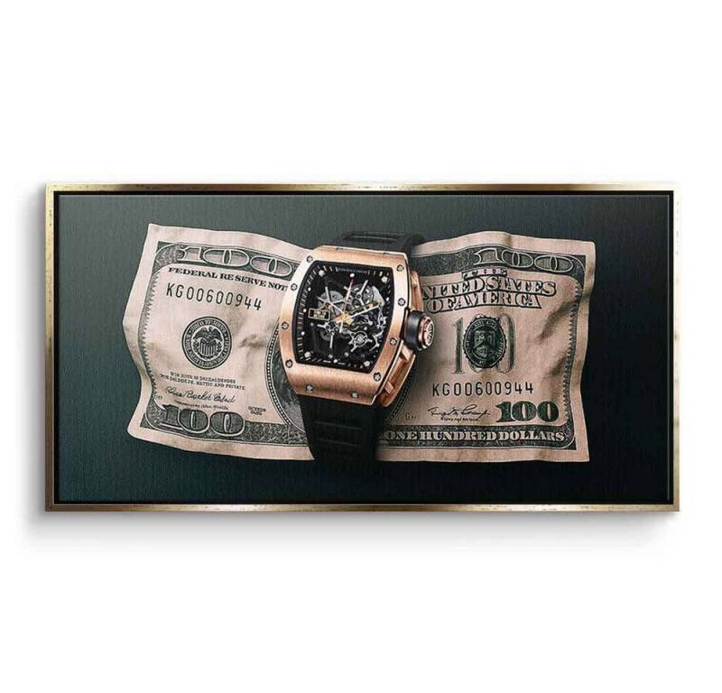 DOTCOMCANVAS® Leinwandbild Time to Action, Leinwandbild Time to Action Wandbild Kunstdruck von DOTCOMCANVAS®