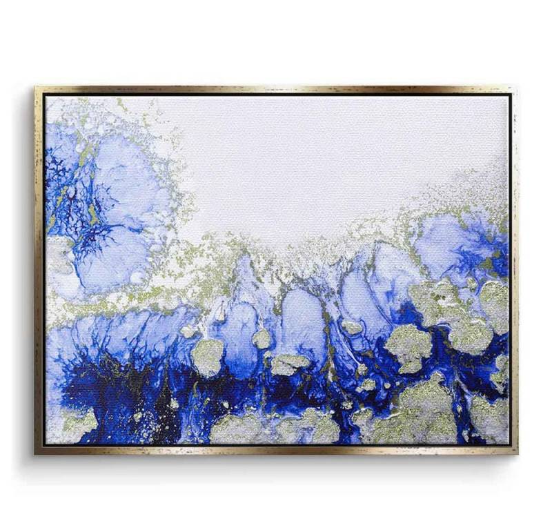 DOTCOMCANVAS® Leinwandbild Treasure Reef, Poster Transending abstrakt Wandbild Kunstdruck von DOTCOMCANVAS®