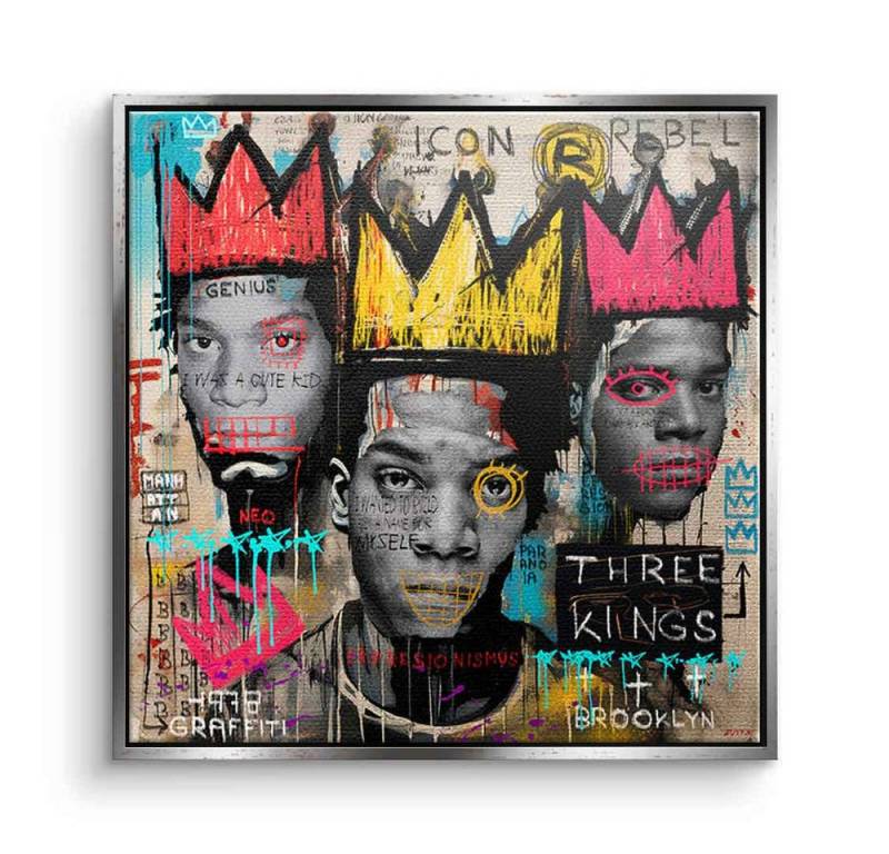 DOTCOMCANVAS® Leinwandbild Tree Kings, Leinwandbild Tree Kings Wandbild Kunstdruck von DOTCOMCANVAS®