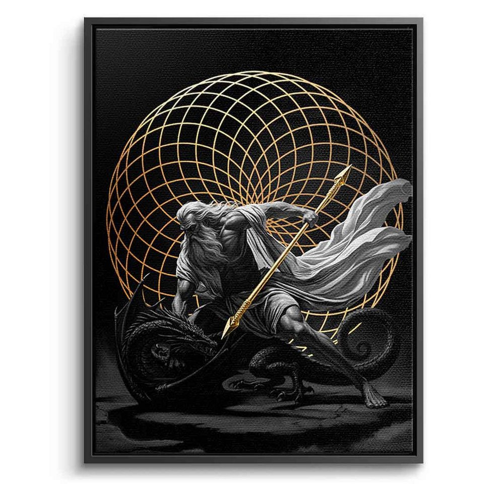 DOTCOMCANVAS® Leinwandbild Triumph over Shadow, Leinwandbild Triumph over Shadow Wandbild Kunstdruck von DOTCOMCANVAS®