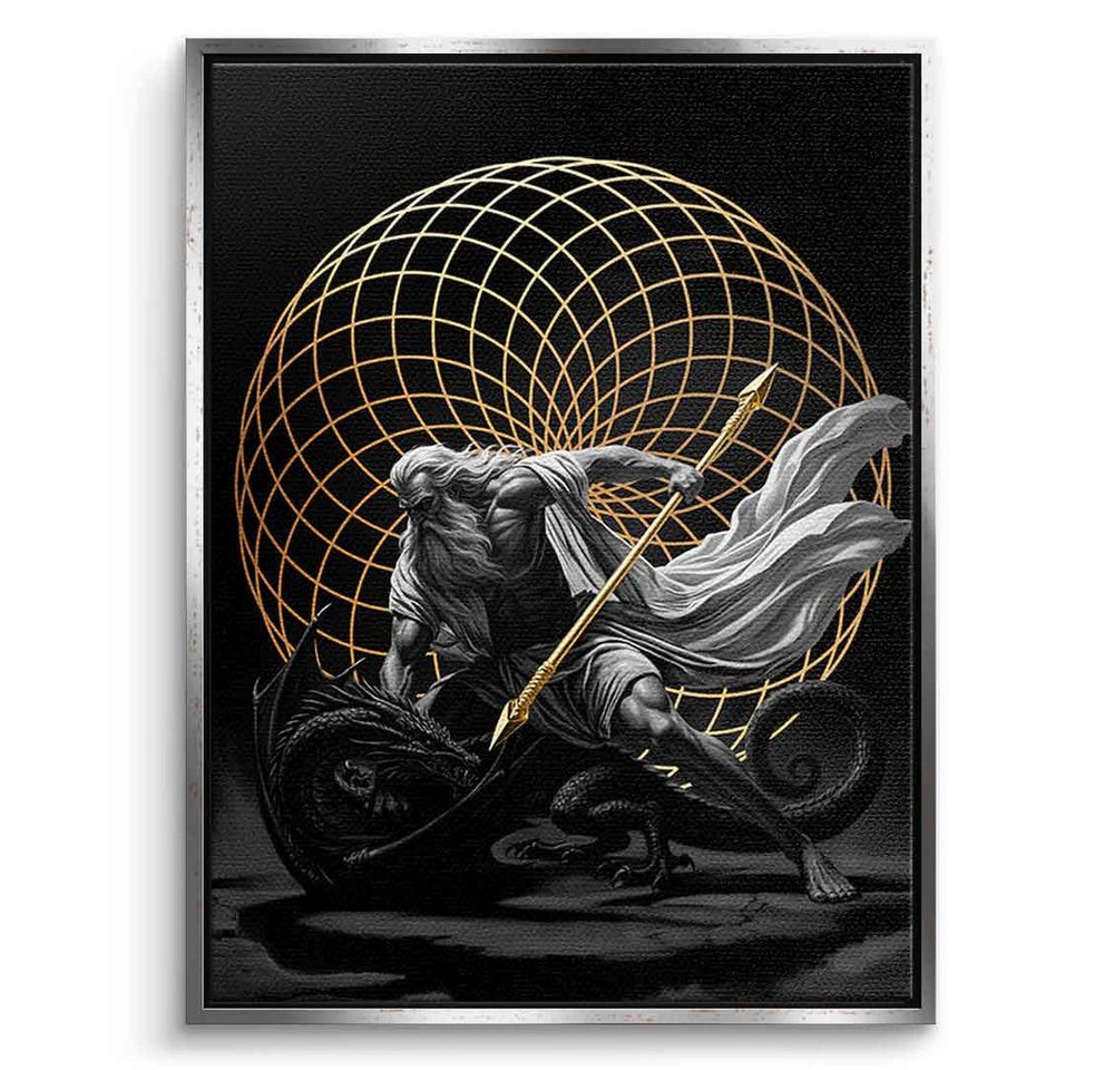 DOTCOMCANVAS® Leinwandbild Triumph over Shadow, Leinwandbild Triumph over Shadow Wandbild Kunstdruck von DOTCOMCANVAS®