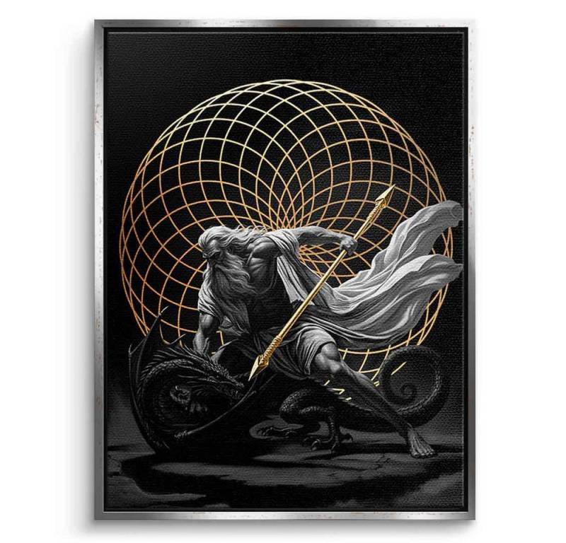 DOTCOMCANVAS® Leinwandbild Triumph over Shadow, Leinwandbild Triumph over Shadow Wandbild Kunstdruck von DOTCOMCANVAS®