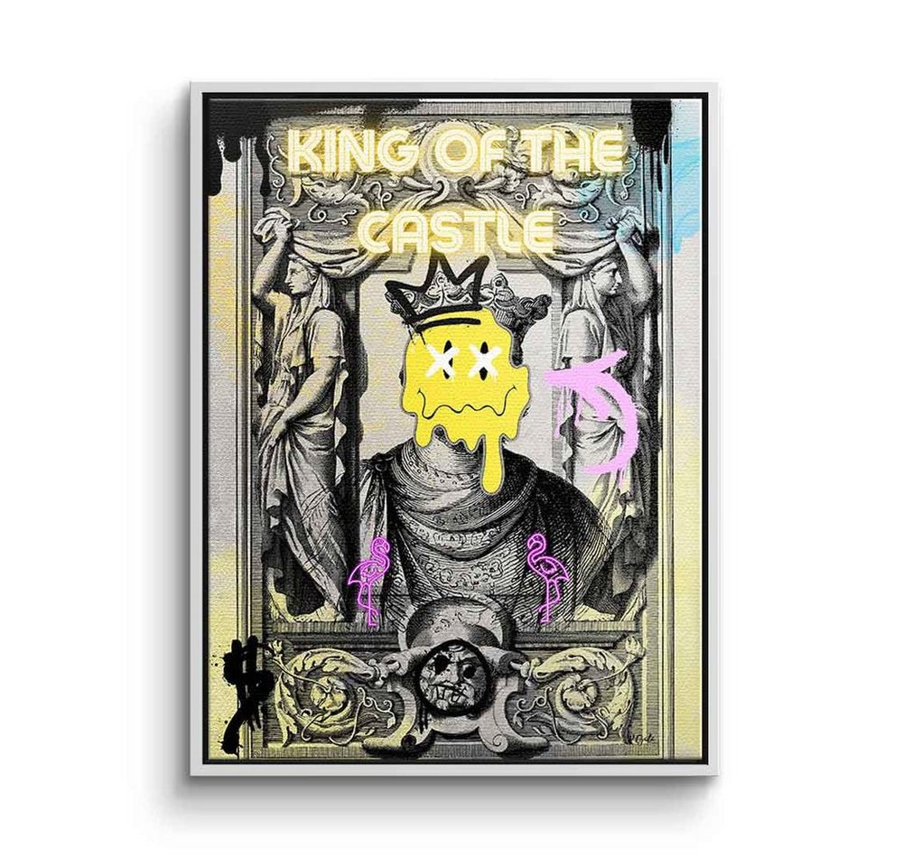 DOTCOMCANVAS® Leinwandbild King of the Castle, Leinwandbild Pop Art Porträt King of the Castle von DOTCOMCANVAS®