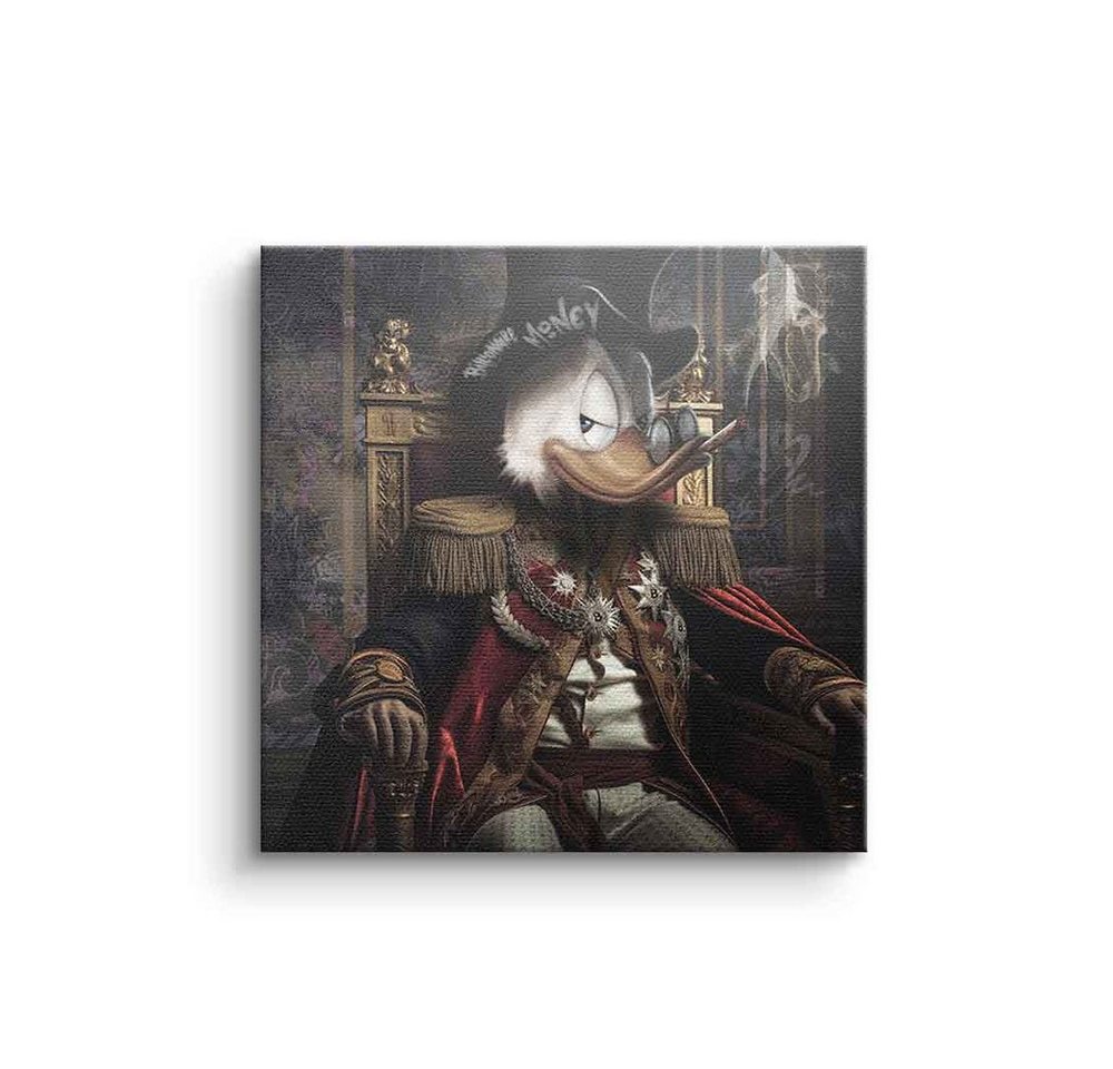 DOTCOMCANVAS® Leinwandbild Billionaire, Leinwandbild Dagobert Duck Renaissance Portrait Wandbild Kunstdruck von DOTCOMCANVAS®