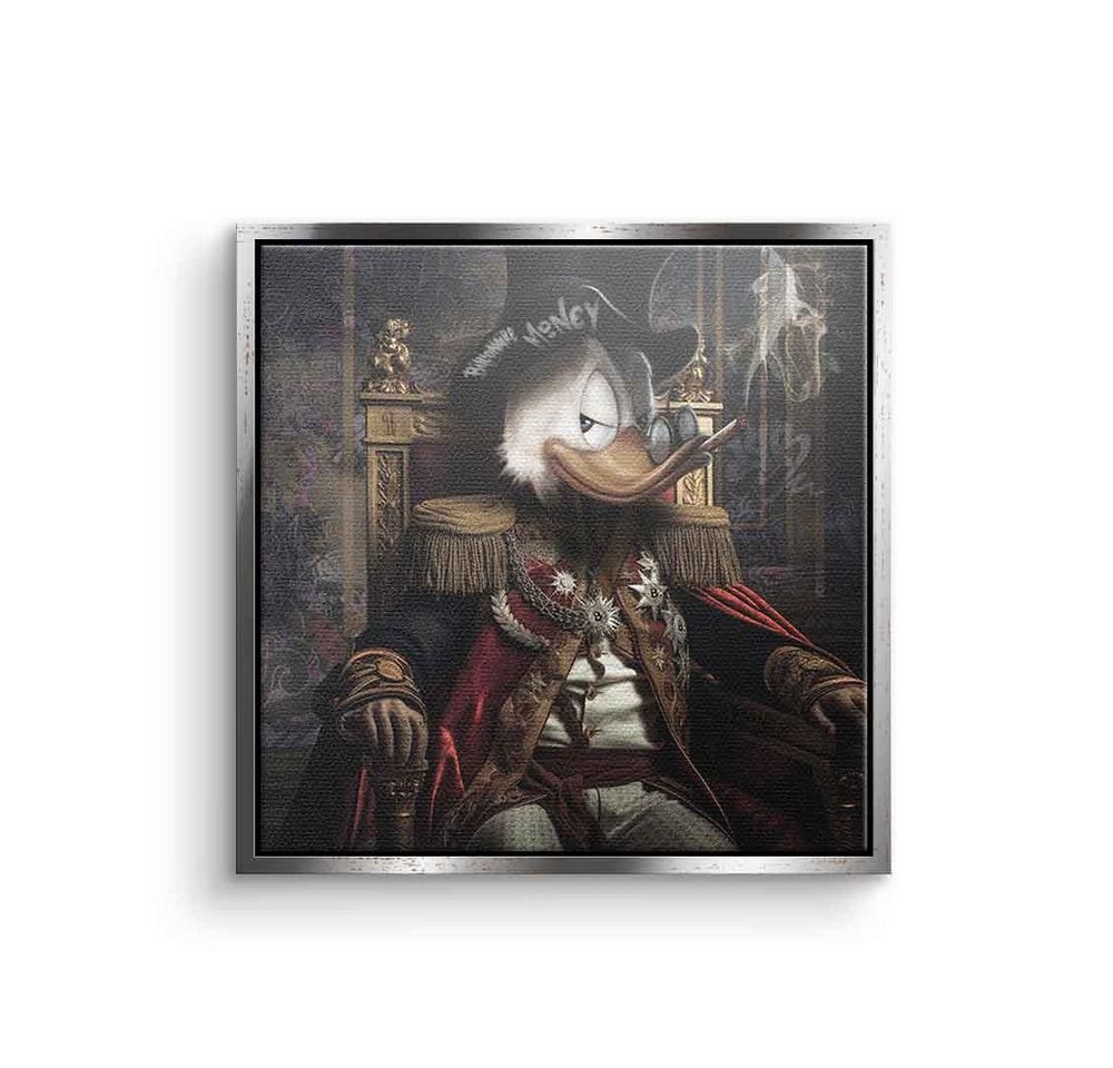 DOTCOMCANVAS® Leinwandbild Billionaire, Leinwandbild Dagobert Duck Renaissance Portrait Wandbild Kunstdruck von DOTCOMCANVAS®