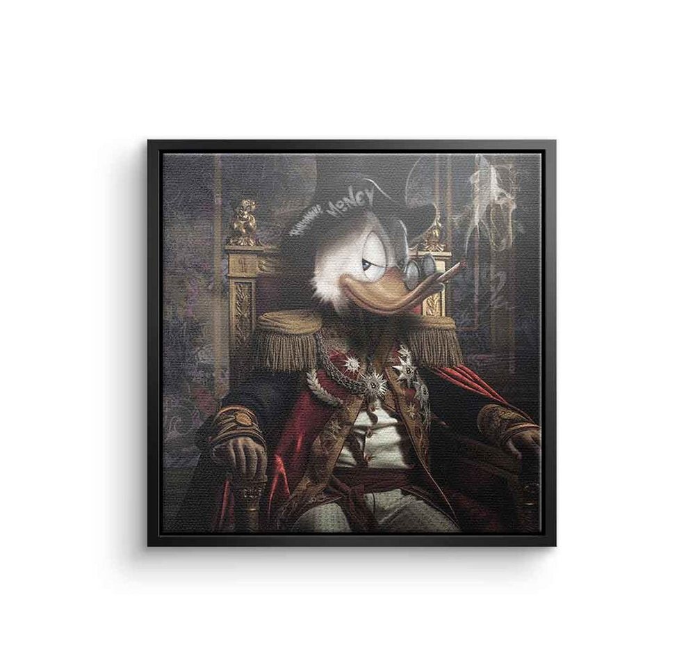 DOTCOMCANVAS® Leinwandbild Billionaire, Leinwandbild Dagobert Duck Renaissance Portrait Wandbild Kunstdruck von DOTCOMCANVAS®