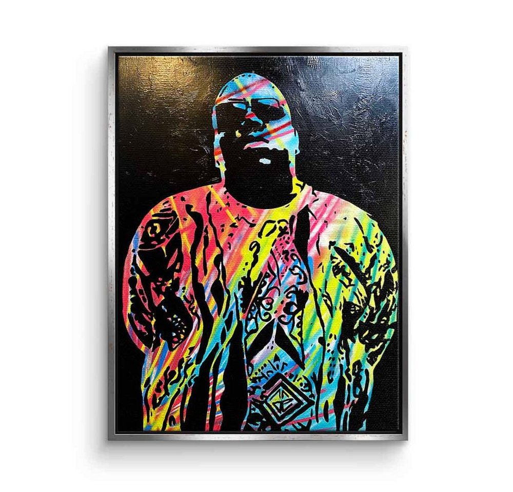 DOTCOMCANVAS® Leinwandbild Biggie, Leinwandbild Biggie The Notorious B.I.G. Rapper Musik Porträt Pop Art von DOTCOMCANVAS®