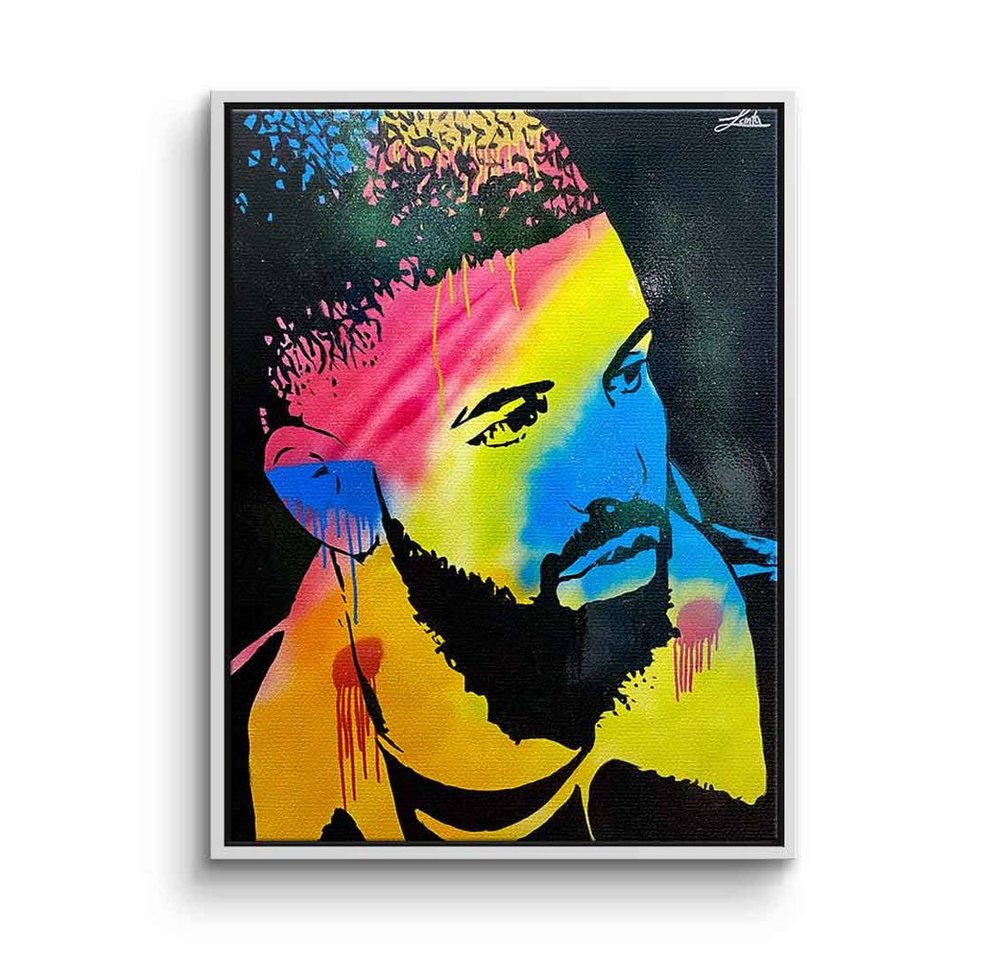 DOTCOMCANVAS® Leinwandbild Drake, Leinwandbild Drake Rapper Rap R&B-Sänger Musik Pop Art Portrait von DOTCOMCANVAS®