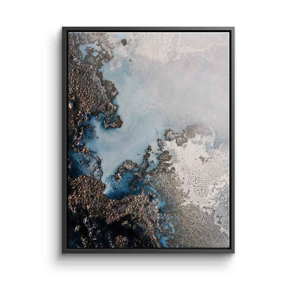 DOTCOMCANVAS® Leinwandbild Sea of Secrets, Leinwandbild Sea of Secrets beige abstrakte Kunst moderne Kunst von DOTCOMCANVAS®
