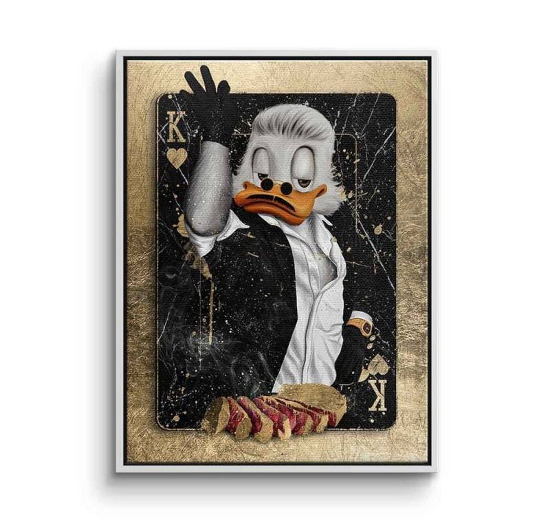 DOTCOMCANVAS® Leinwandbild Nusret Duck, Leinwand Bild Nusret Duck luxus Wandbild Kunstdruck Nusret Gökçe Dubai von DOTCOMCANVAS®