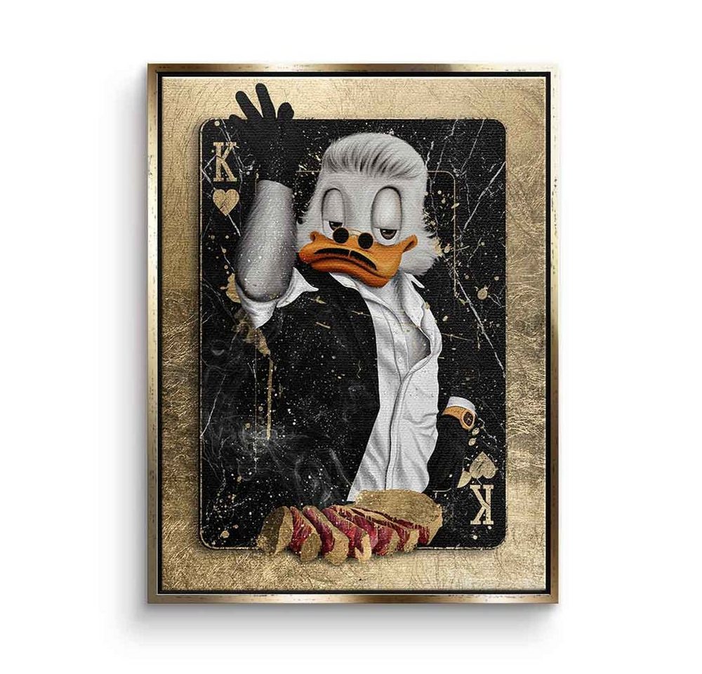 DOTCOMCANVAS® Leinwandbild Nusret Duck, Leinwand Bild Nusret Duck luxus Wandbild Kunstdruck Nusret Gökçe Dubai von DOTCOMCANVAS®