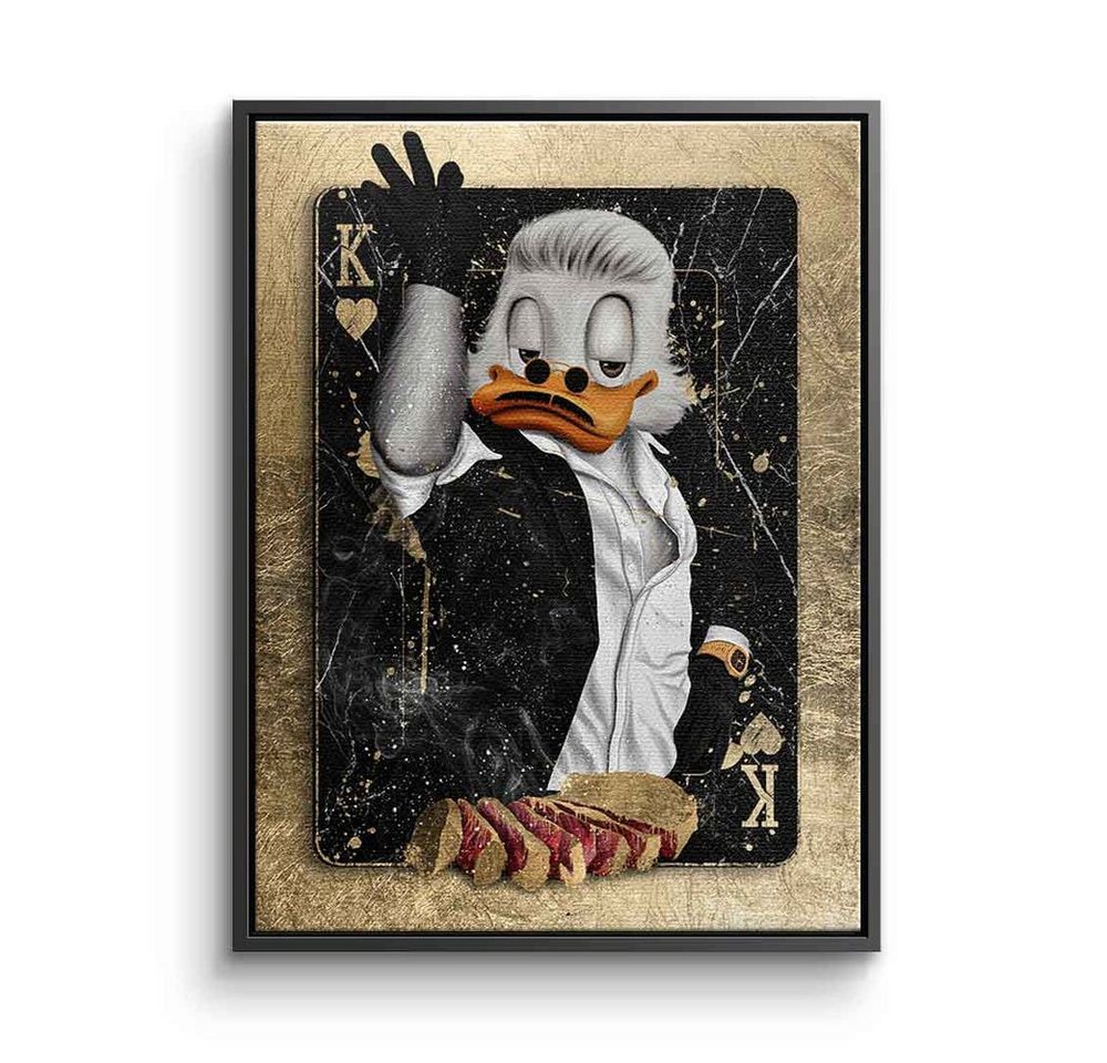 DOTCOMCANVAS® Leinwandbild Nusret Duck, Leinwand Bild Nusret Duck luxus Wandbild Kunstdruck Nusret Gökçe Dubai von DOTCOMCANVAS®