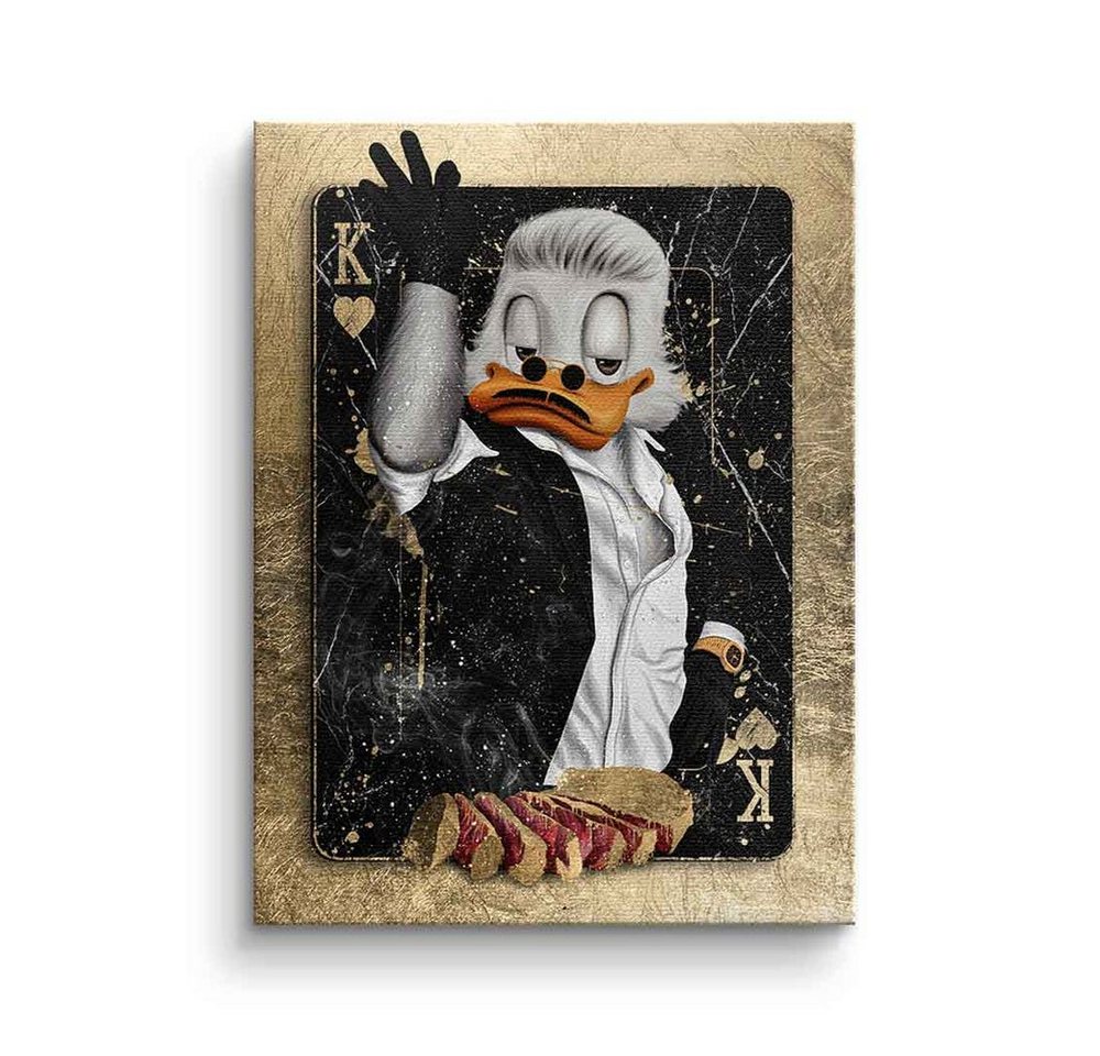 DOTCOMCANVAS® Leinwandbild Nusret Duck, Leinwand Bild Nusret Duck luxus Wandbild Kunstdruck Nusret Gökçe Dubai von DOTCOMCANVAS®