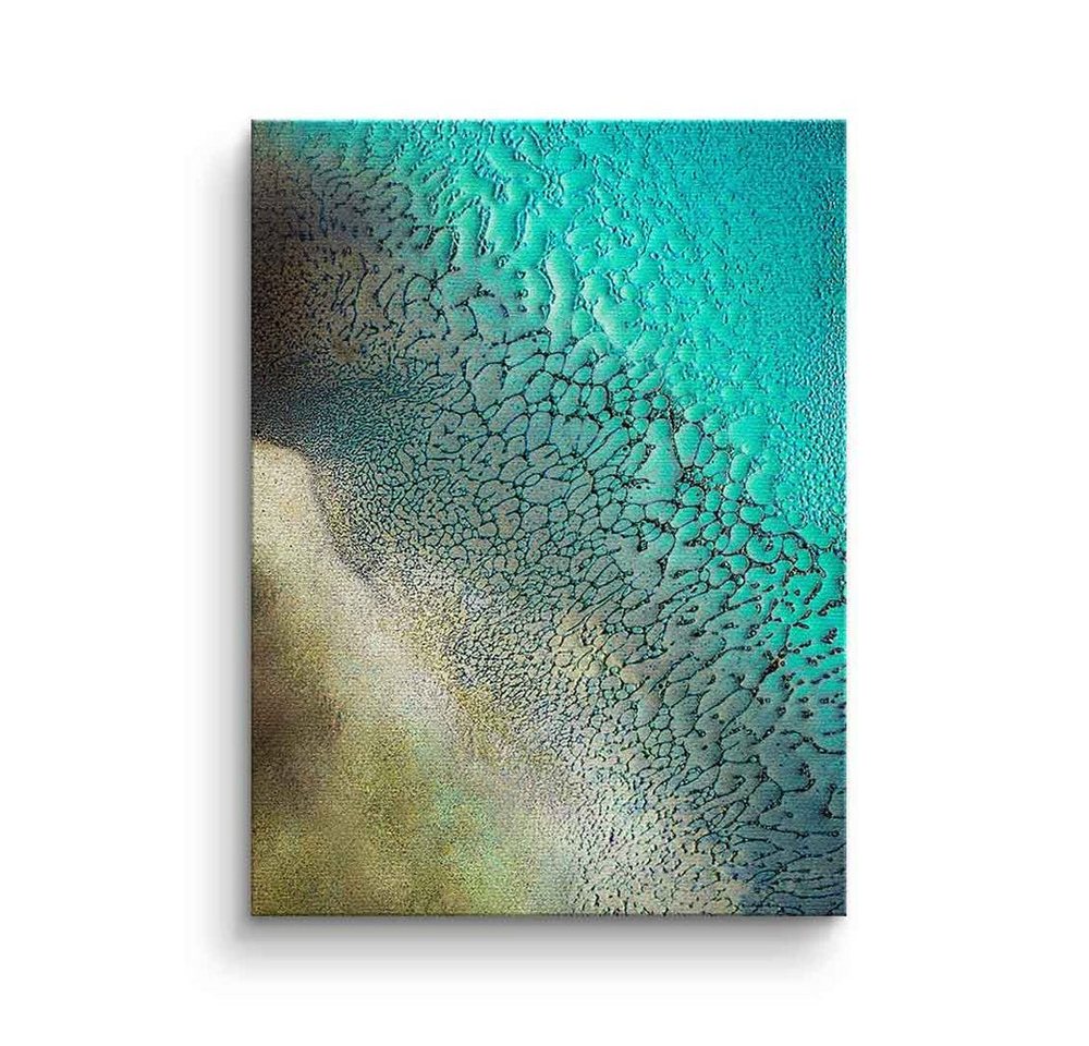 DOTCOMCANVAS® Leinwandbild Earthbound, Leinwandbild Earthbound abstrakte moderne Kunst Strand Meer von DOTCOMCANVAS®