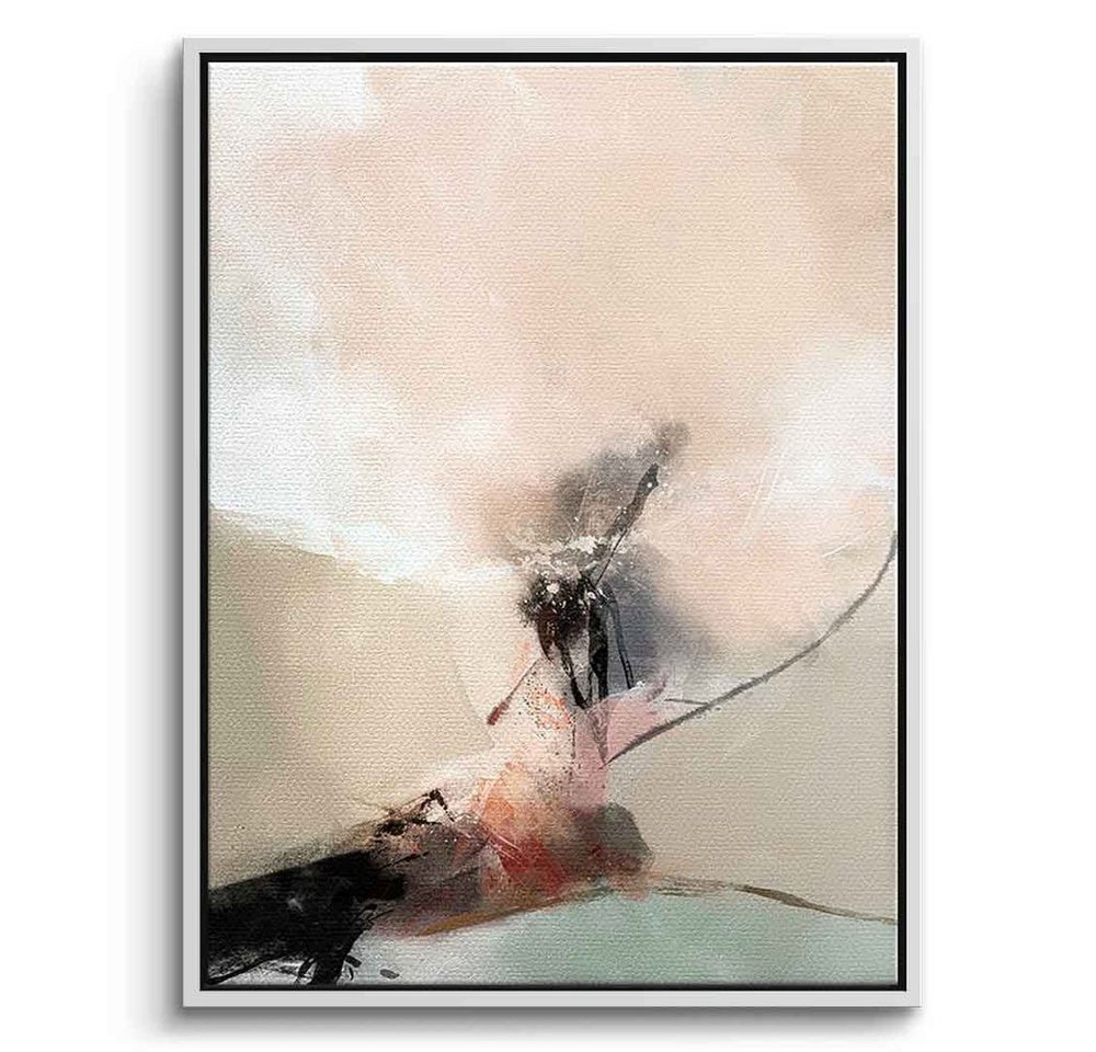 DOTCOMCANVAS® Leinwandbild Elegant Demeanor, Leinwandbild beige braun moderne abstrakte Kunst Druck Wandbild von DOTCOMCANVAS®