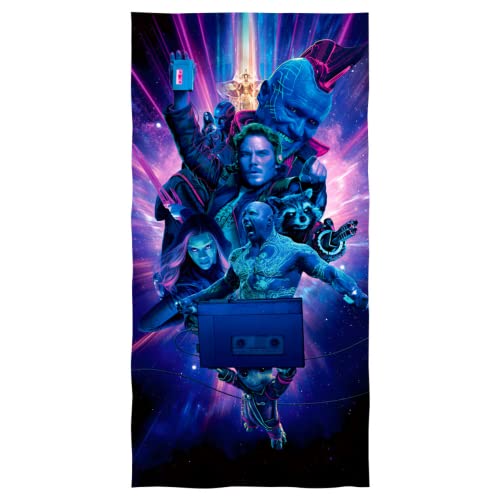 DOTERO Guardians Strandtuch XXL-Filmfiguren Badetuch groß 100x200-Mikrofaser Handtuch,Badetücher, Duschtuch,Großes Strandtuch, Schönes Geschenk Für Kinde (4,80x160cm) von DOTERO