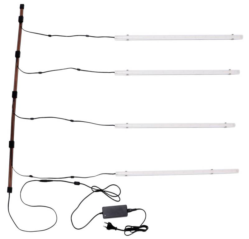 DOTLUX Einbauleuchte DOTLUX RETAILO Magnetstromband inkl. 60W Netzteil Set 4 Stück von DOTLUX