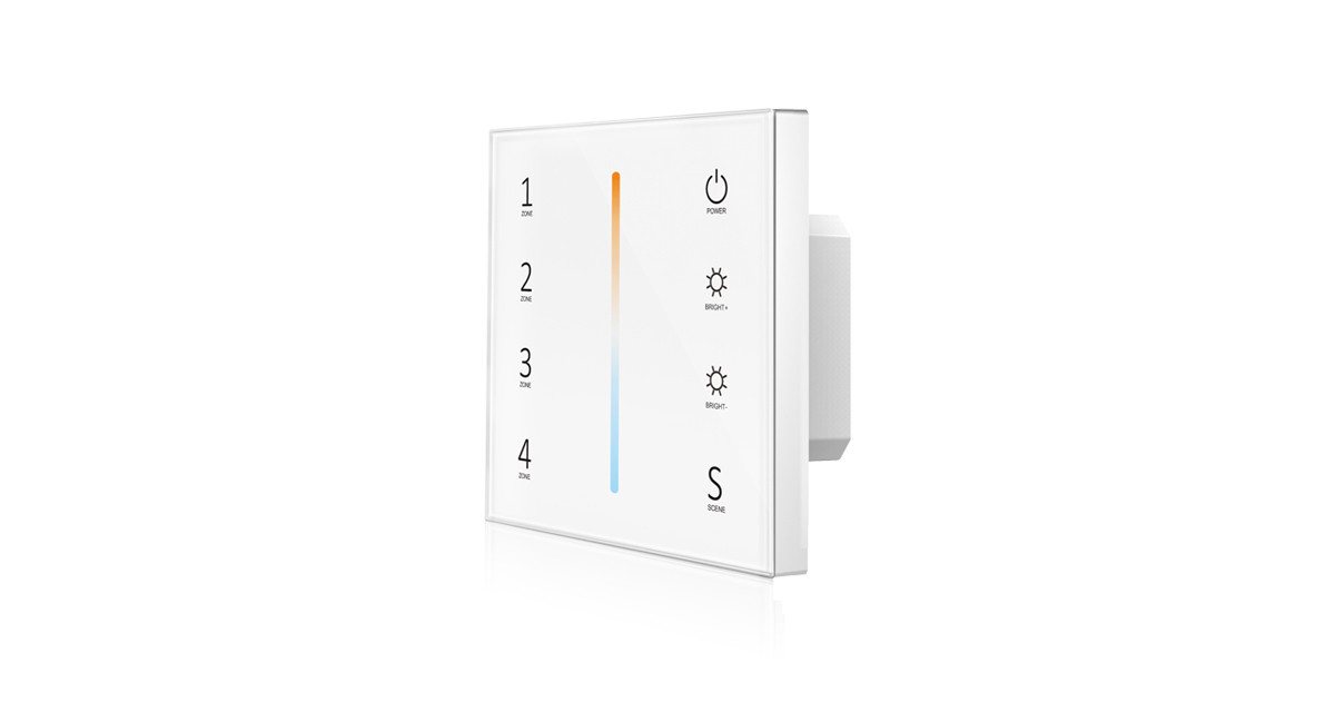DOTLUX LED-Streifen DOTLUX 4Zonen Touchpanel für zweifarbige Empfänger DOTLUX LED-Streifen DOTLUX 4Zonen Touchpanel für zweifarbige Empfänger von DOTLUX