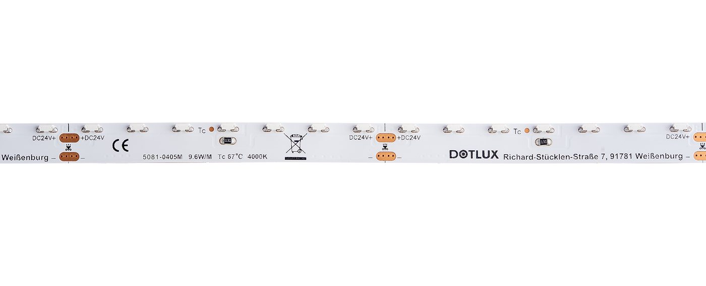 DOTLUX LED-Streifen DOTLUX LED-Streifen SIDEVIEW 48W 8mm 2700K IP20 5m-Rolle inkl. 50cm DOTLUX LED-Streifen DOTLUX LED-Streifen SIDEVIEW 48W 8mm 2700K IP20 5m-Rolle inkl. 50cm von DOTLUX