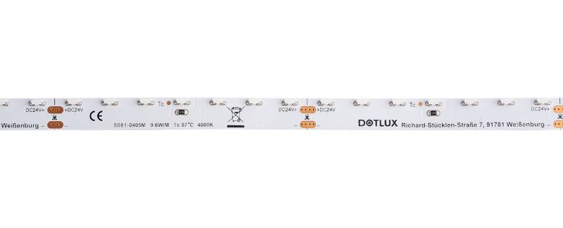 DOTLUX LED-Streifen DOTLUX LED-Streifen SIDEVIEW 48W 8mm 4000K IP20 5m-Rolle inkl. 50cm DOTLUX LED-Streifen DOTLUX LED-Streifen SIDEVIEW 48W 8mm 4000K IP20 5m-Rolle inkl. 50cm von DOTLUX