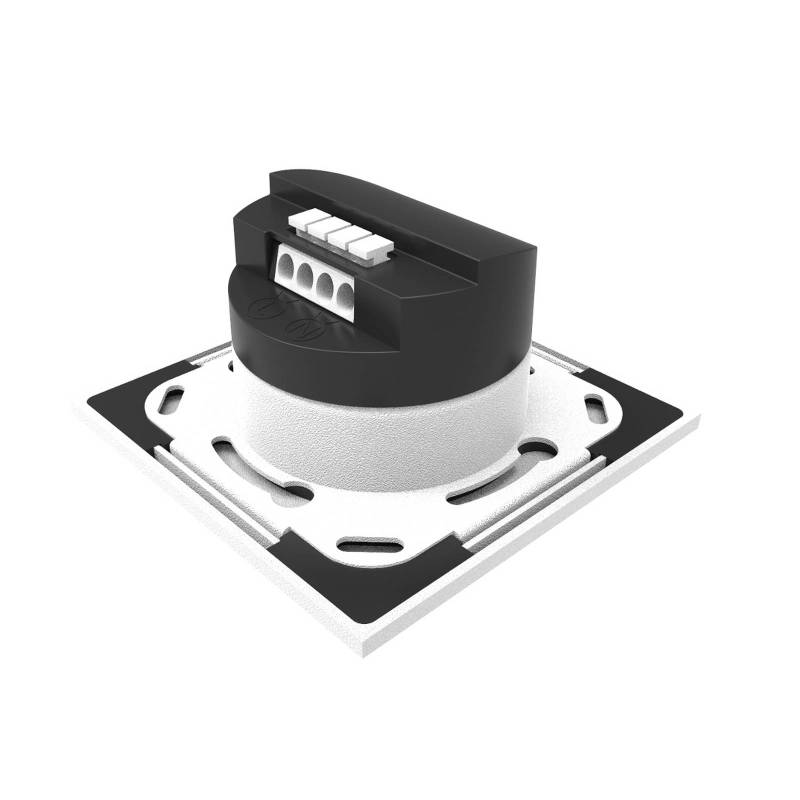 DOTLUX LED-Wandeinbauleuchte EASYSTAIR weiß Alu 8,2 x 8,2 cm von DOTLUX