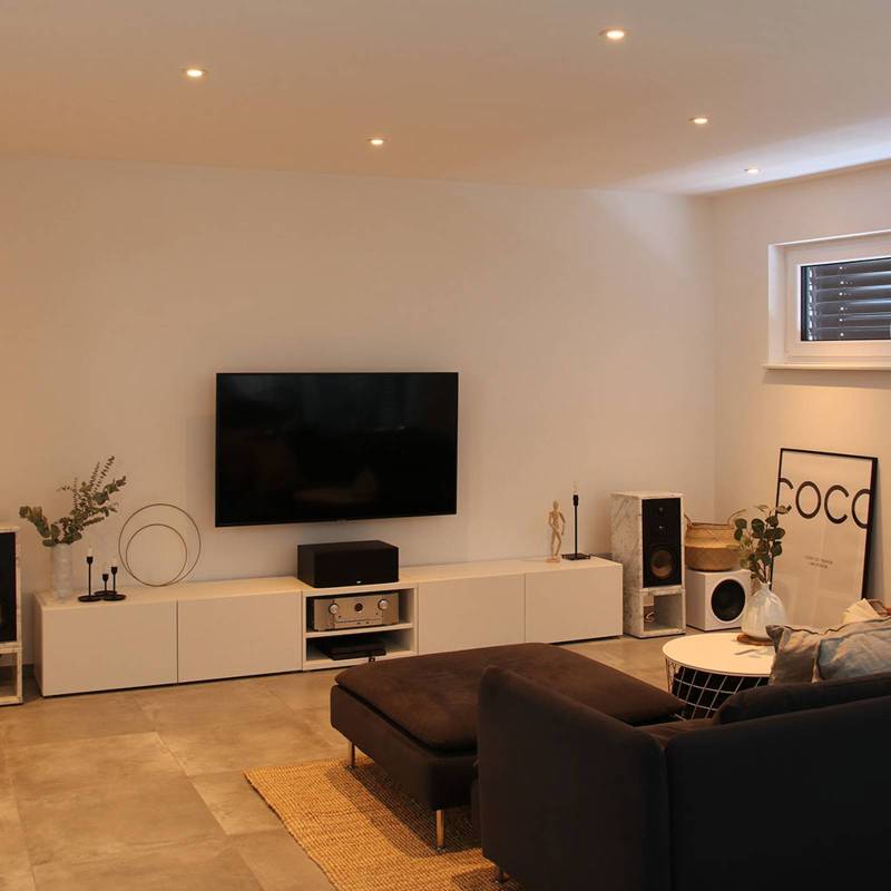 DOTLUX MULTIsun LED-Einbauleuchte, rund, mattweiß von DOTLUX