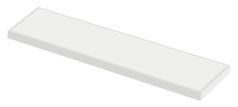 DOTLUX Smarte LED-Leuchte DOTLUX LED-Aufbauleuchte PANELbig-ugr 295x1495mm 38W COLORselect mit von DOTLUX