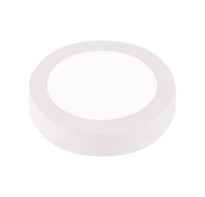 DOTLUX Smarte LED-Leuchte DOTLUX LED-Panel TOPround Ø225mm 18W 3000K mit Aufbaurahmen rund von DOTLUX