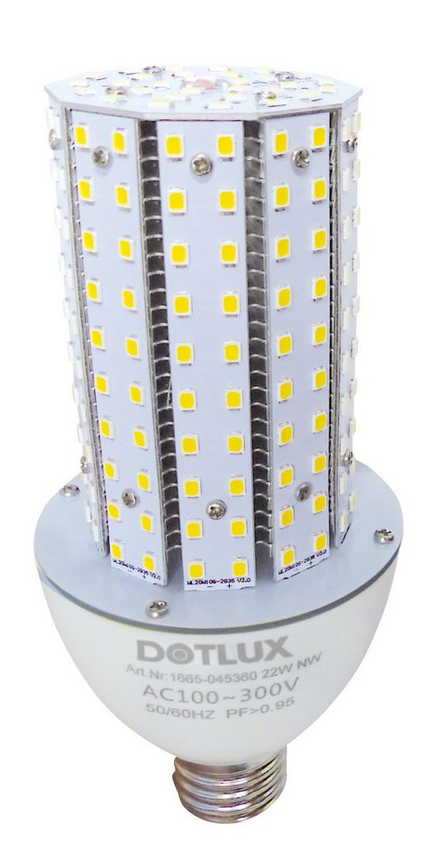 DOTLUX Smarte LED-Leuchte DOTLUX LED-Strassenlampe RETROFITprotect E27 18W 3000K DOTLUX Smarte LED-Leuchte DOTLUX LED-Strassenlampe RETROFITprotect E27 18W 3000K von DOTLUX